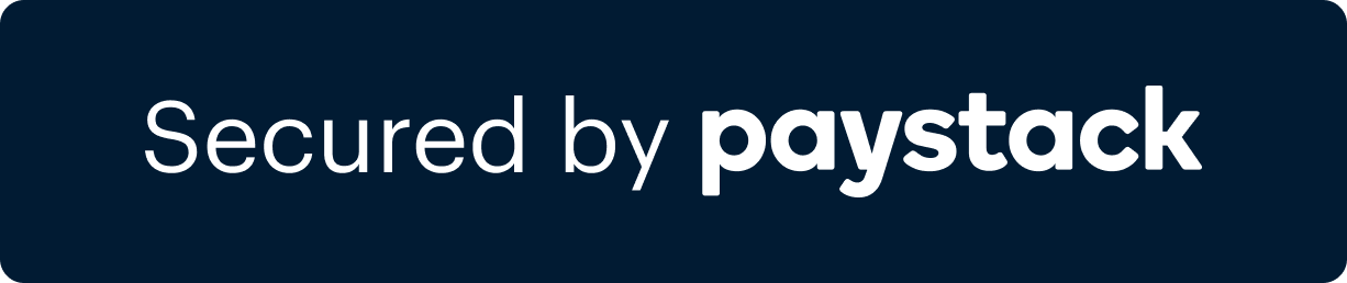 Secured by Paystack