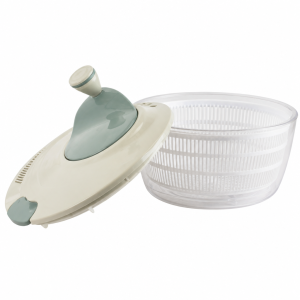 Salad Spinner 4 Quart with Spout for Drainage Bpa Free Plastic