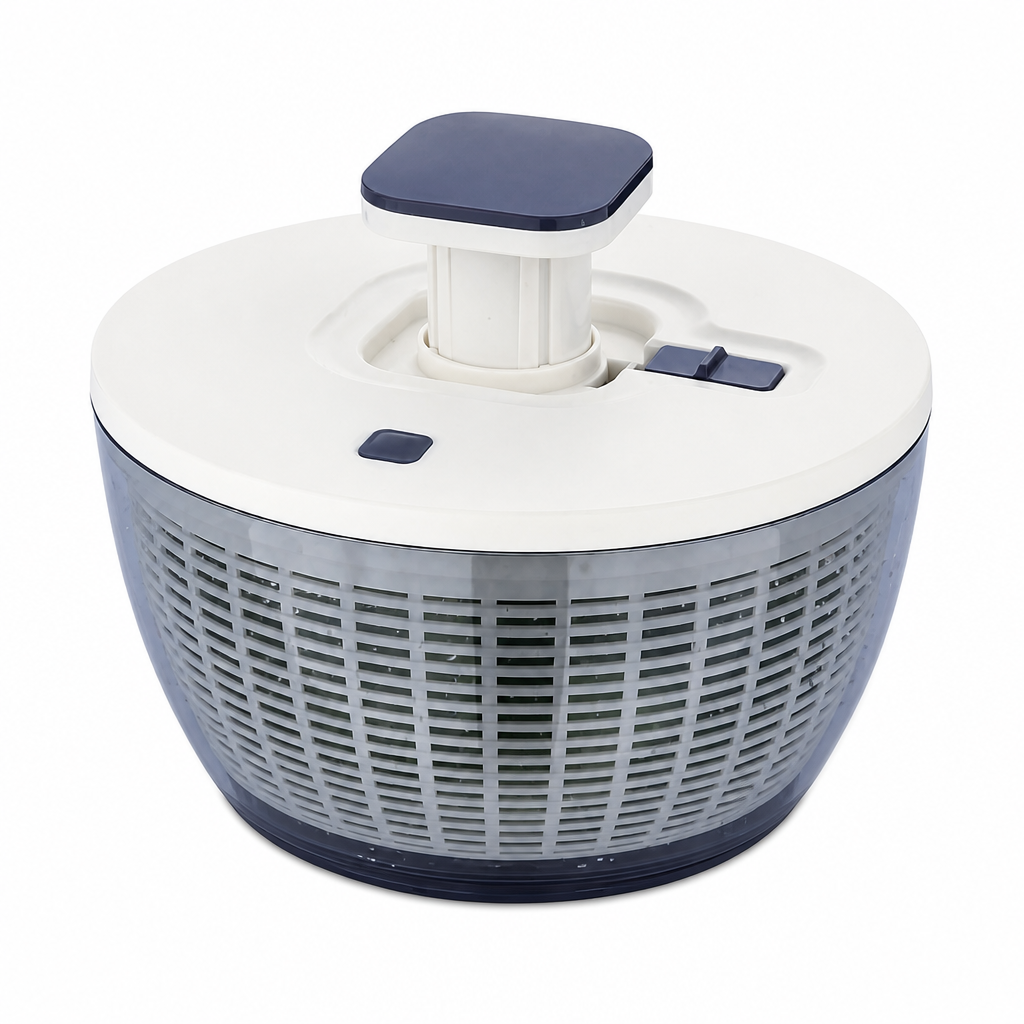 Salad Spinner with Removable Basket and Large Capacity Bowl for Greens