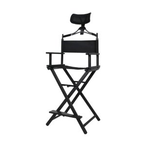 Portable Aluminum Foldable Adjustable Salon Styling Makeup Artist Chair