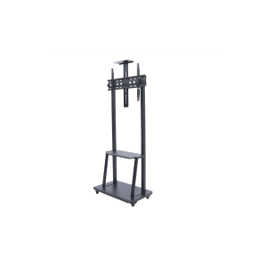 32''-75'' Flat Screen TV Stand on Wheels - Mobile, Adjustable Height Mount