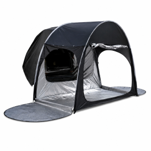 Car Tent for Vehicle Rear Attachment Expands Sheltered Outdoor Space