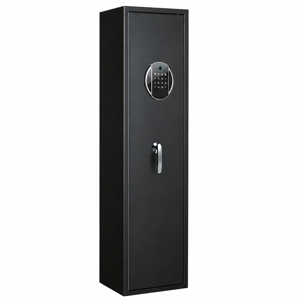 Rifle Safe with Four Unlocking Methods Fingerprint Key Electronic Battery