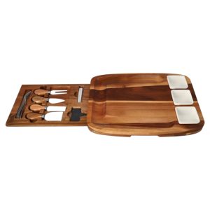 Acacia Cheese Board & Bowls Set 17pcs