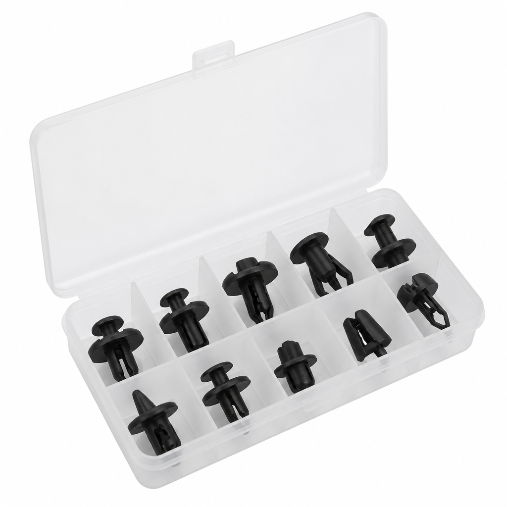 Auto Body Fastener Retainer Clips Kit with 10 Sizes for Car - 280 Pieces