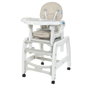 Multifunctional Convertible Baby High Chair - Grey