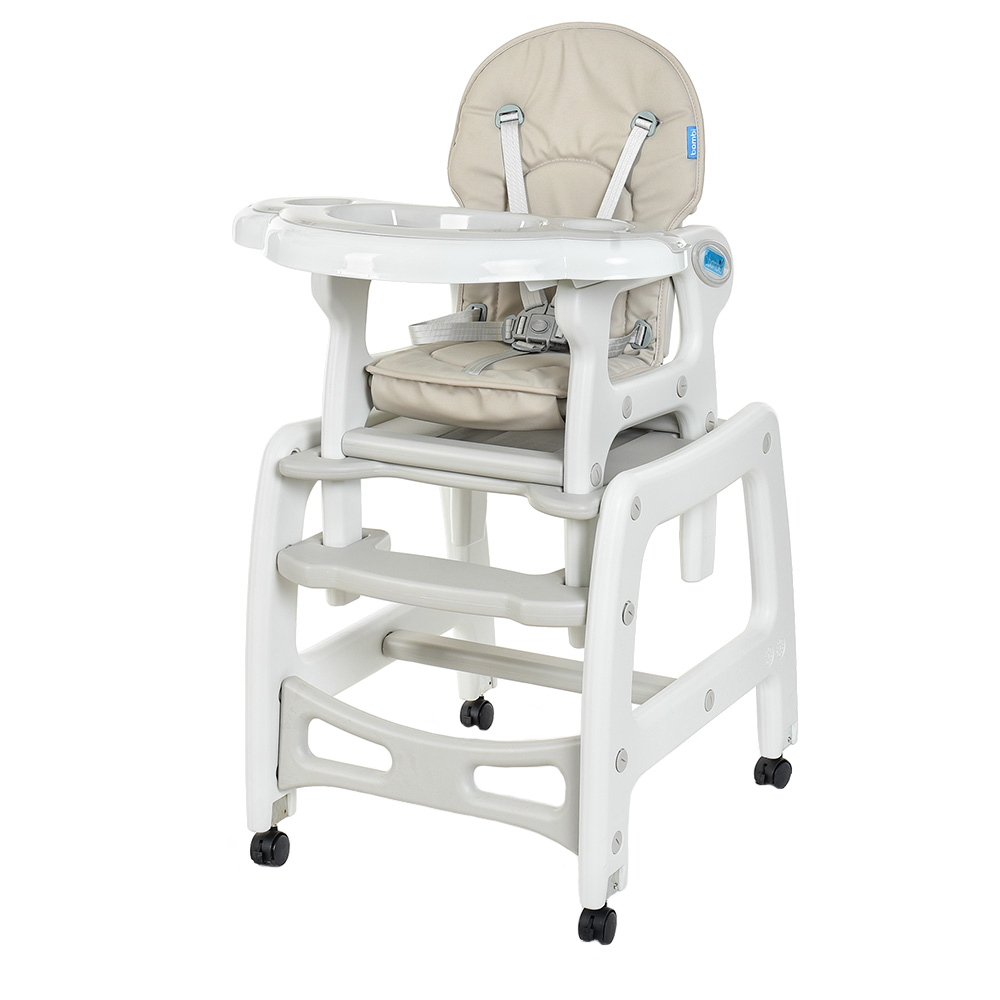 Multifunctional Convertible Baby High Chair - Grey