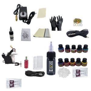 Single Gun Professional Tattoo Kit