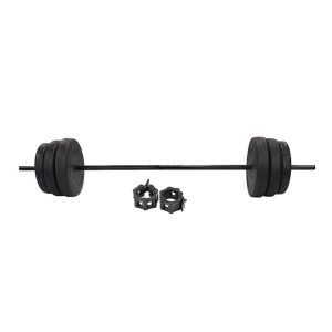 50kg Home Gym Dumbbell Set With 6 Plates and 2 Barbell Collar Lock