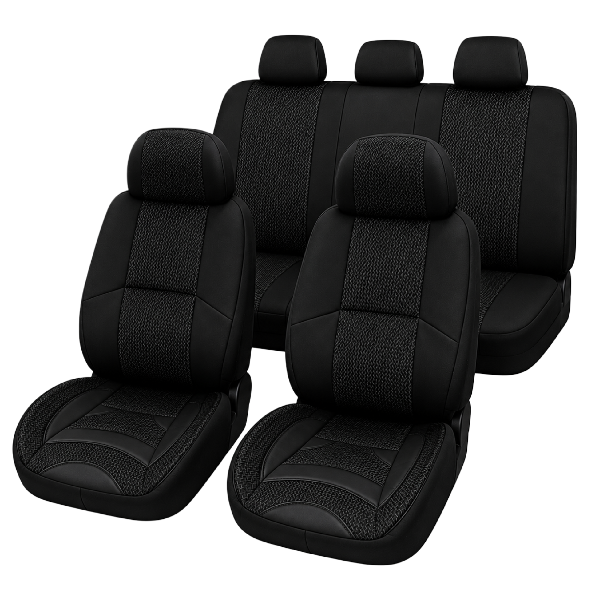 Polyester Seat Covers - Universal Fit - 5-Piece Set