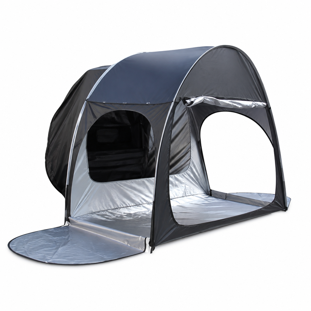 Car Awning Tent 2.8x1.5x2m Enclosed Design for Outdoor Shelter