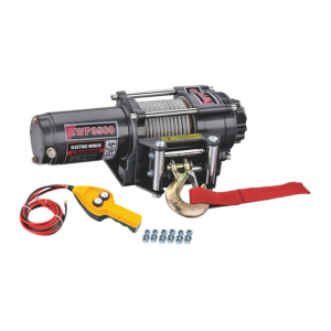 DC 12V Electric Winch - 2000lb, Dual Control System