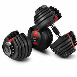 Adjustable Dumbbells for Strength Training Multiple Weight Settings
