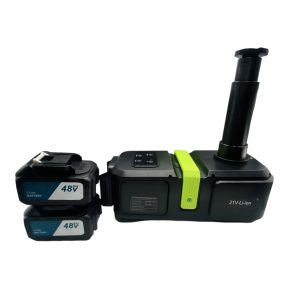 21V Cordless Electric Car Jack Kit with 2×48V Batteries