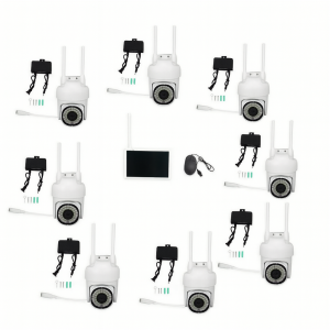 2MP WiFi Security Kit - 8 Cameras, 9.8" Screen, Remote Access