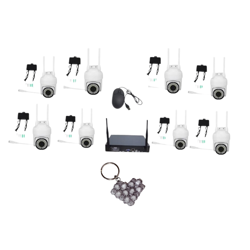 AB-JK35 Ball Machine 8 Camera NVR Set 8 Channel