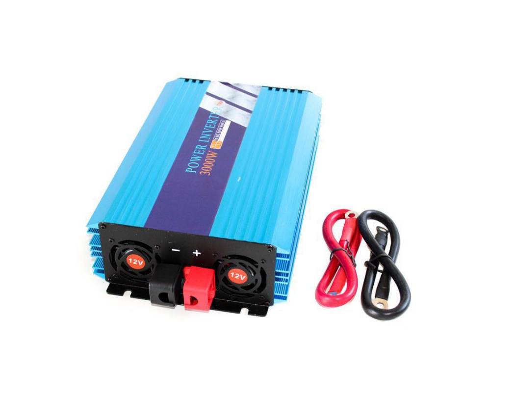 3000W 12V Pure Sine Wave Power Inverter-Blue