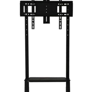 Portable TV Cart with Lockable Swivel Wheels + Fits Universal Screens