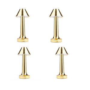 Cordless LED Retro Table Lamp - Set of 4