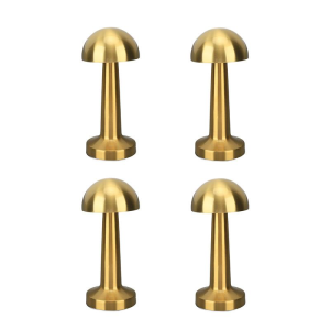 Set Of 4 Rechargeable LED Mushroom Touch Table Lamp