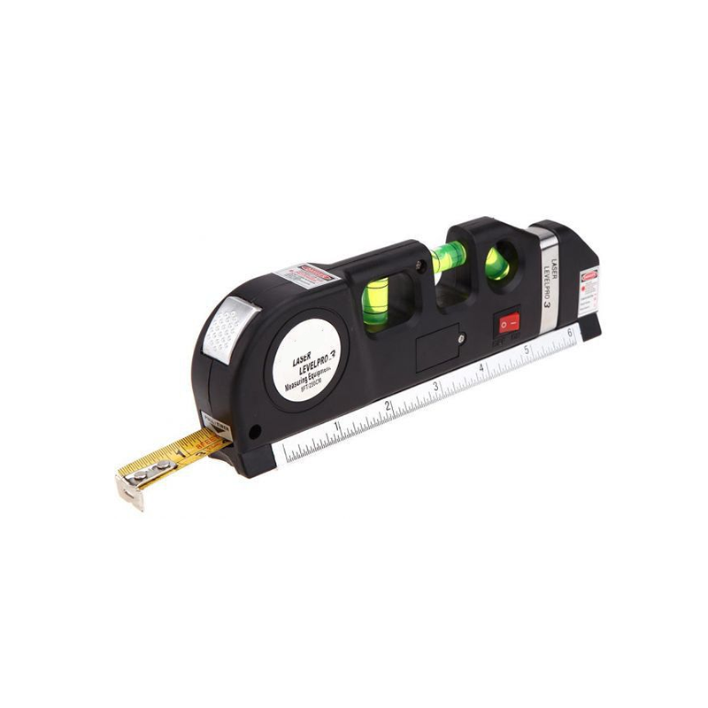 Multipurpose Horizontal Laser Level with Tape Measure