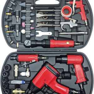 Professional Heavy-Duty Pneumatic Air Tool Kit with Impact Wrench