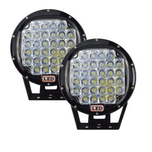 2pcs 9 inch Black Led Car Light 96W