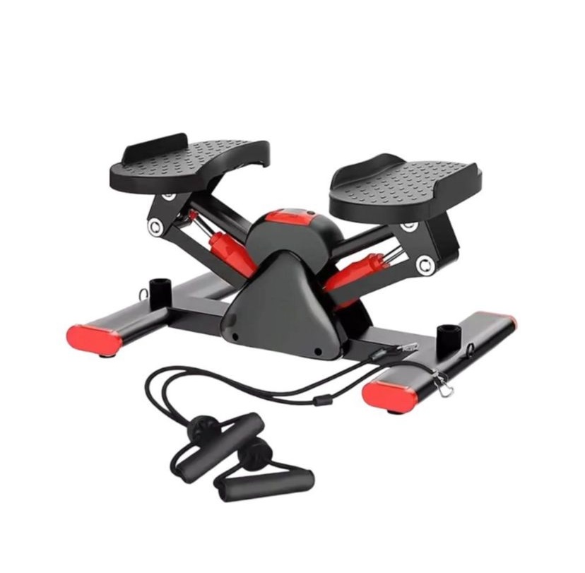 Mini Hydraulic Twist Stepper with Resistance Bands