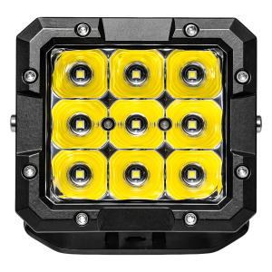 4" 90W Yellow Work Light - Square LED
