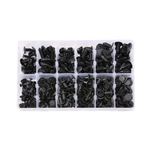 240 Piece 12 Kinds Size Car Fastener Retainer Clips Assortment 380
