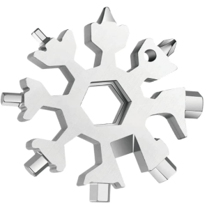 18 in 1 Snowflake Keychain Multi Tool