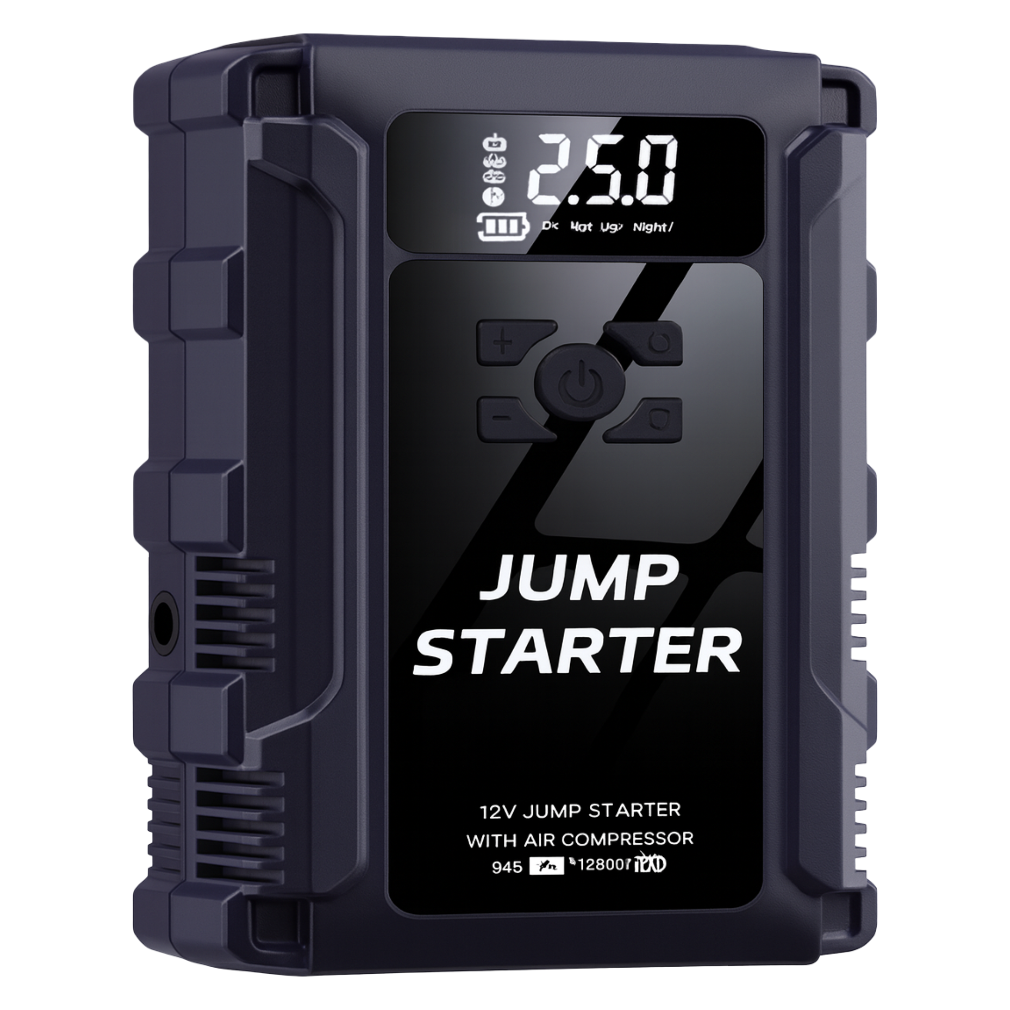 Portable Jump Starter - 12V, Air Pump, Emergency