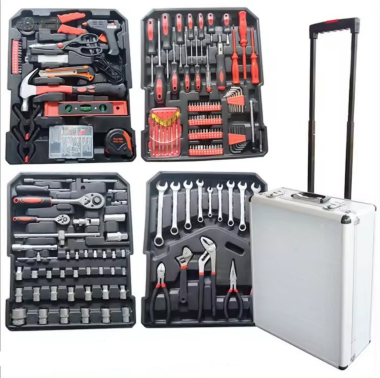 Household Car Repair Box Hand Tool Set Socket Wrench Tool Set