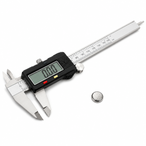Digital Vernier Caliper with LCD Display and Extra Battery for Backup Power
