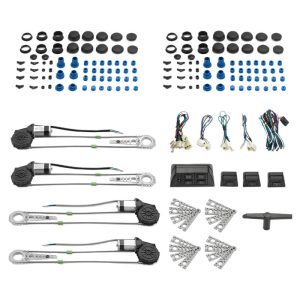 Universal 4-Door Power Window Kit -Electric Window Conversion for Most Cars