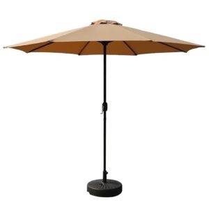 Outdoor Patio Umbrella with UV-Resistant Canopy - 2.7m (8.85ft) Diameter