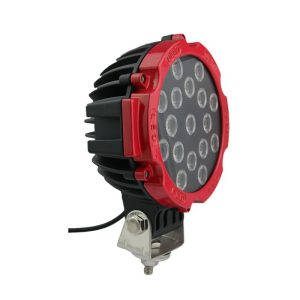 51W LED Spotlight - 6000K, Black, IP65