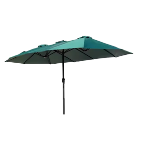 Garden Parasol Double-Sided Sun Umbrella Patio Market Shelter Canopy Shade