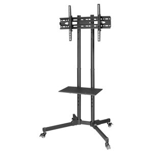 Mobile Tilting TV Trolley 360 C- Black