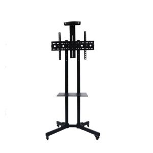 Mobile TV Mount Floor Stand Trolley Cart with Wheels for 32-65inch Screen