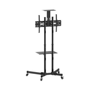 32''- 65'' Mobile TV Cart Floor Stand Mount