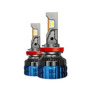 55W LED Car Headlight Bulbs Pair 5400lm Brightness for Vehicle Lighting