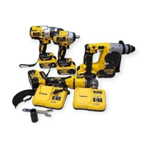 Hand Tool Set - Electric Drill, Hand Saw, Angle Grinder, Hammer 5 Piece