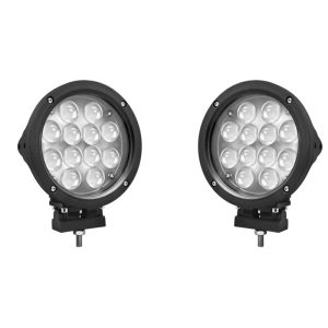 Set of 2 7'' 4X4 Round 60W 4D LED Spot Lights
