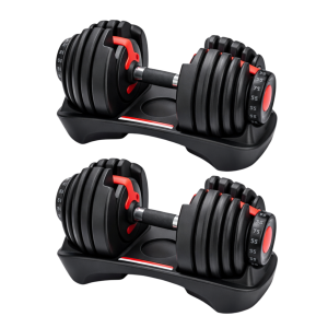 24kg Adjustable Dumbbell Set - Compact, Home Gym