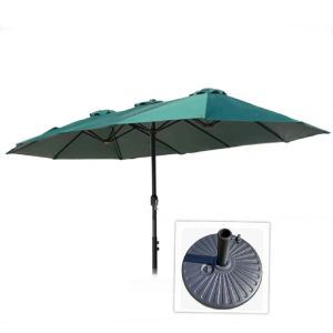Green Outdoor Gazebo And Chairs Combo