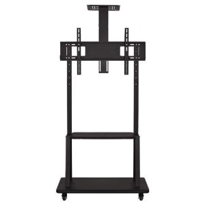 60''- 100'' Mobile Floor TV Mount Stand with Wheels -XF1336