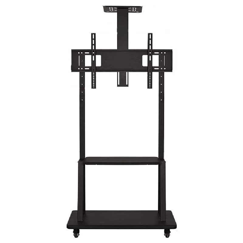 60''- 100'' Mobile Floor TV Mount Stand with Wheels -XF1336