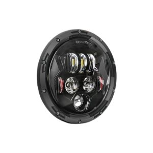 Emergency Vehicle Strobe Light with Warning Hot Surface Label