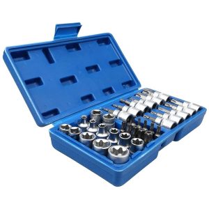 34 Piece 3/8inch Drive Socket and Bit Set Male And Female